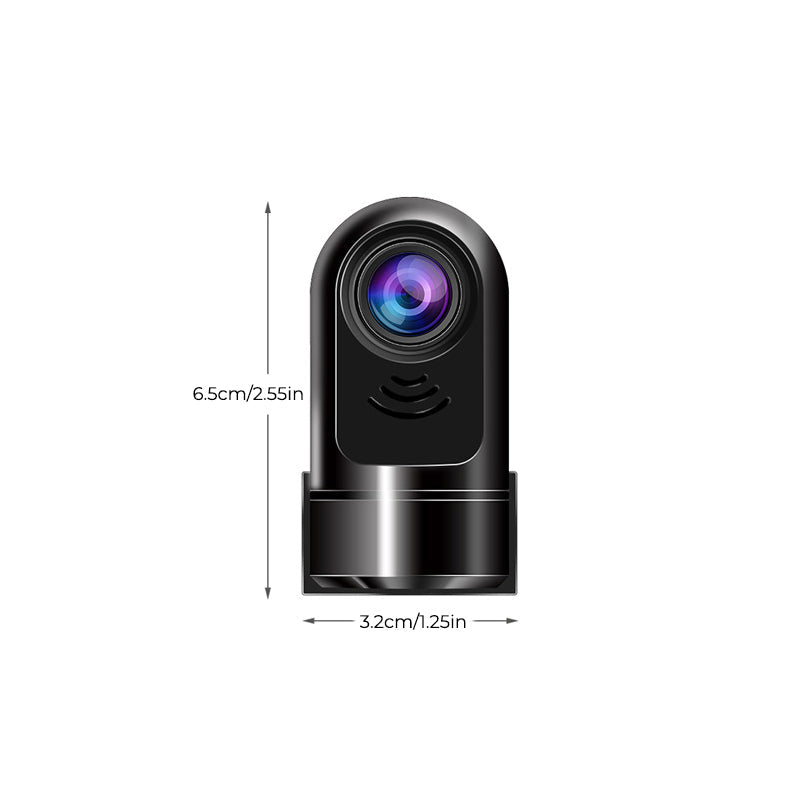 Kompakte HD Dashcam mit 360° Schwenkfunktion