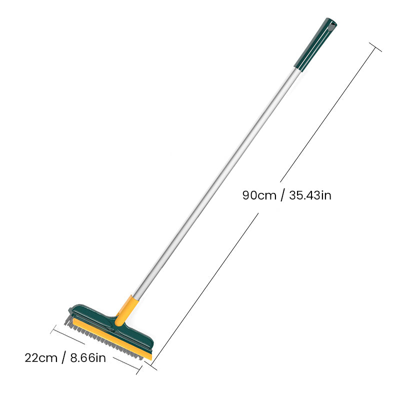 2-in-1 Floor Cleaning Brush with Scrubber