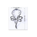 Luxury Feel Hair Clip - Bow Shape