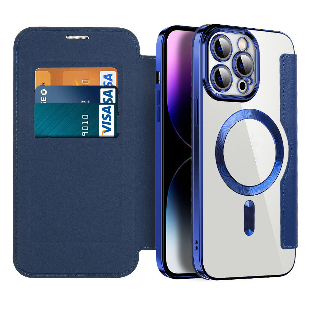Elegante Magnetische Handytasche für iPhone 11-14