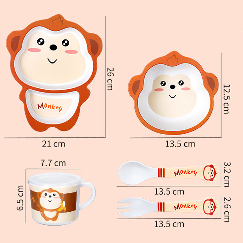 Children's cutlery made from bamboo fiber