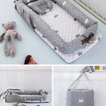 Foldable Baby Bed with Pillow – Portable Design for Travel