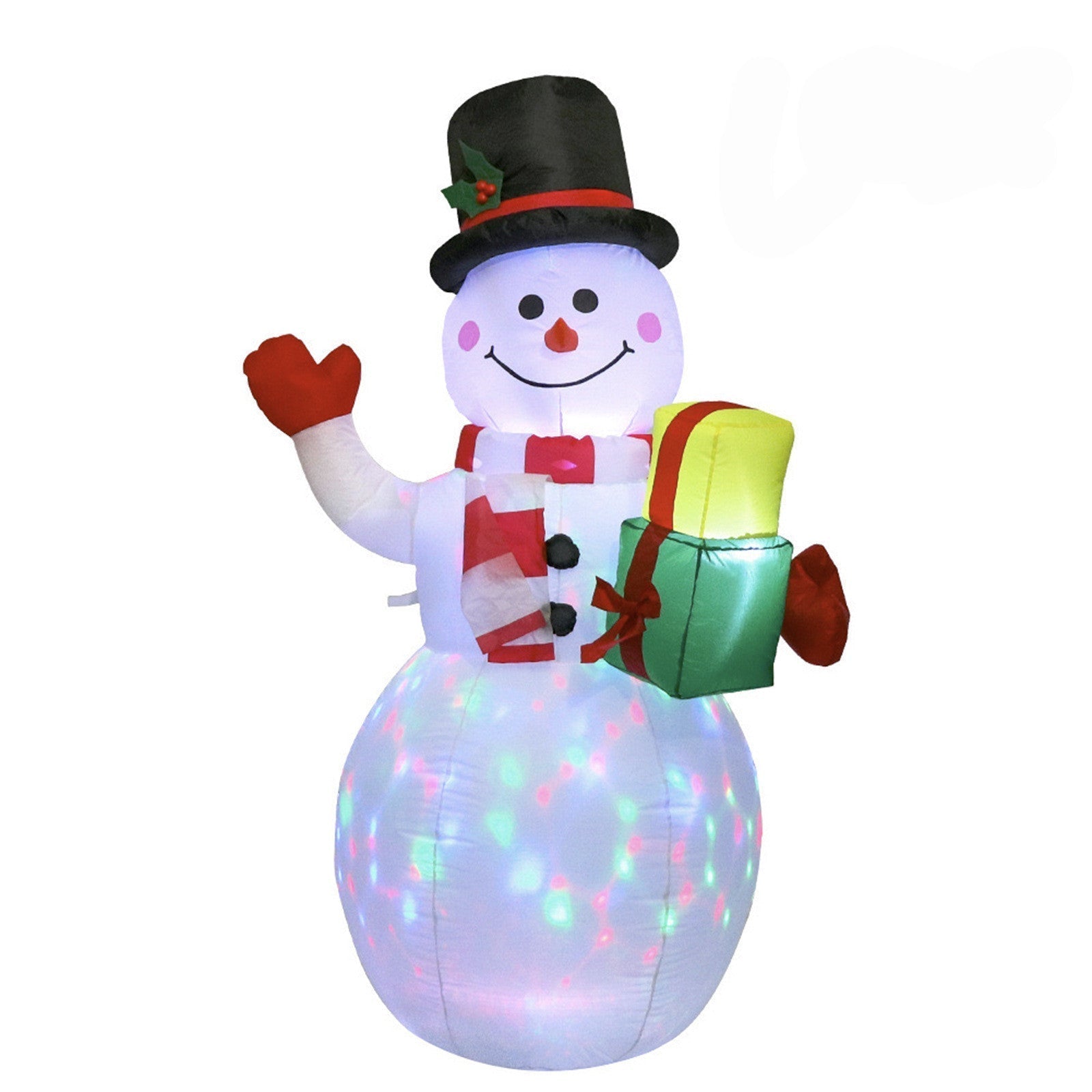 Christmas decorations – snowman or Christmas tree with lighting