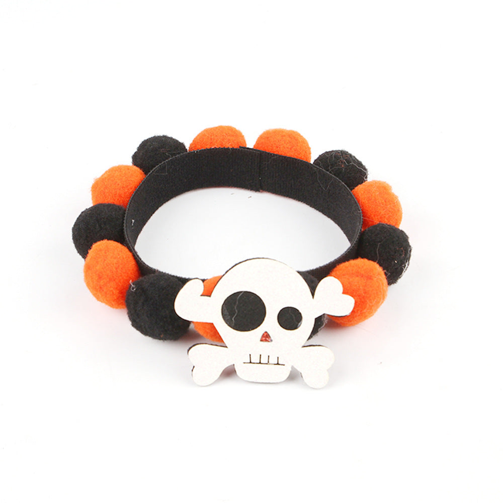 Happy Halloween Pet Collar - Adjustable for Dogs and Cats