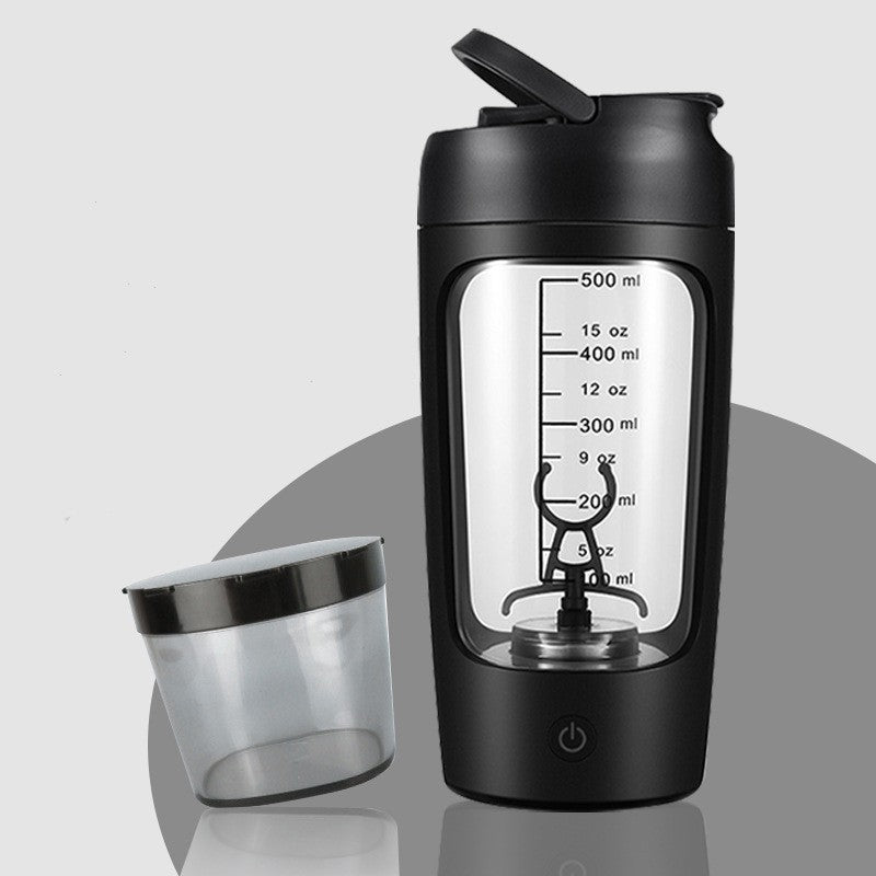Smart shaker for protein mix with battery