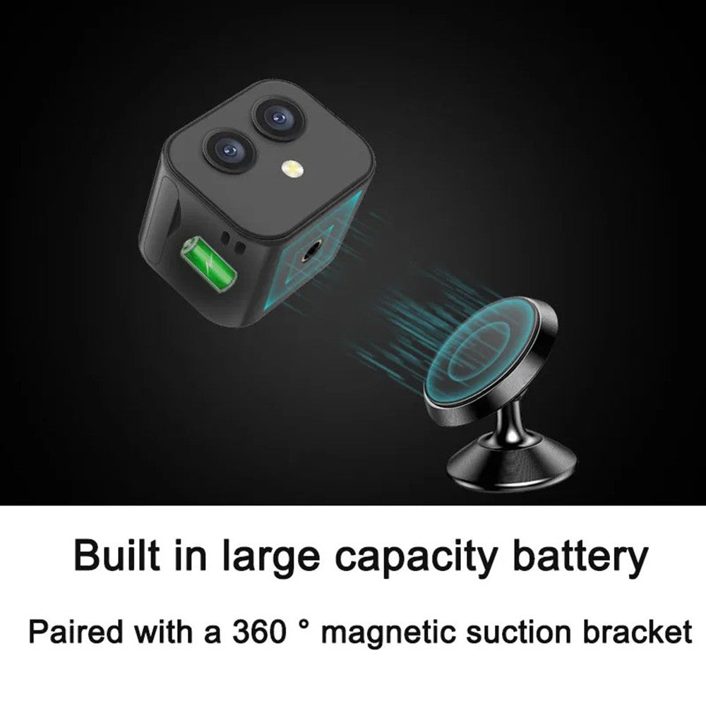 Wireless 4K Surveillance Camera with 170° Wide Angle and Intercom