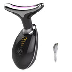 Anti-Wrinkle Facial Massager with LED Light Therapy for Face and Neck