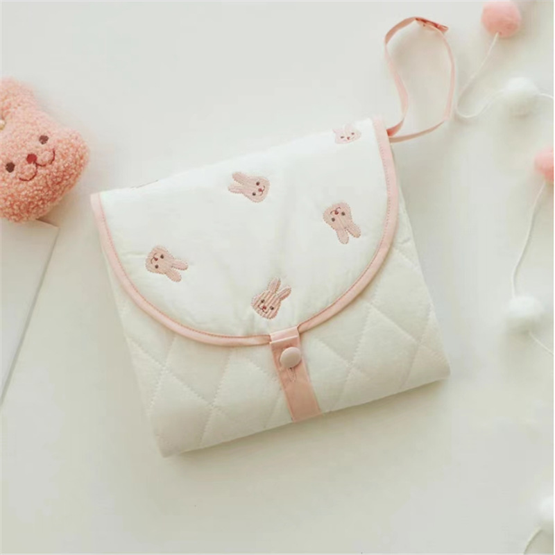 Foldable Changing Mat with Bear Motif – Practical Changing Pad for Travel