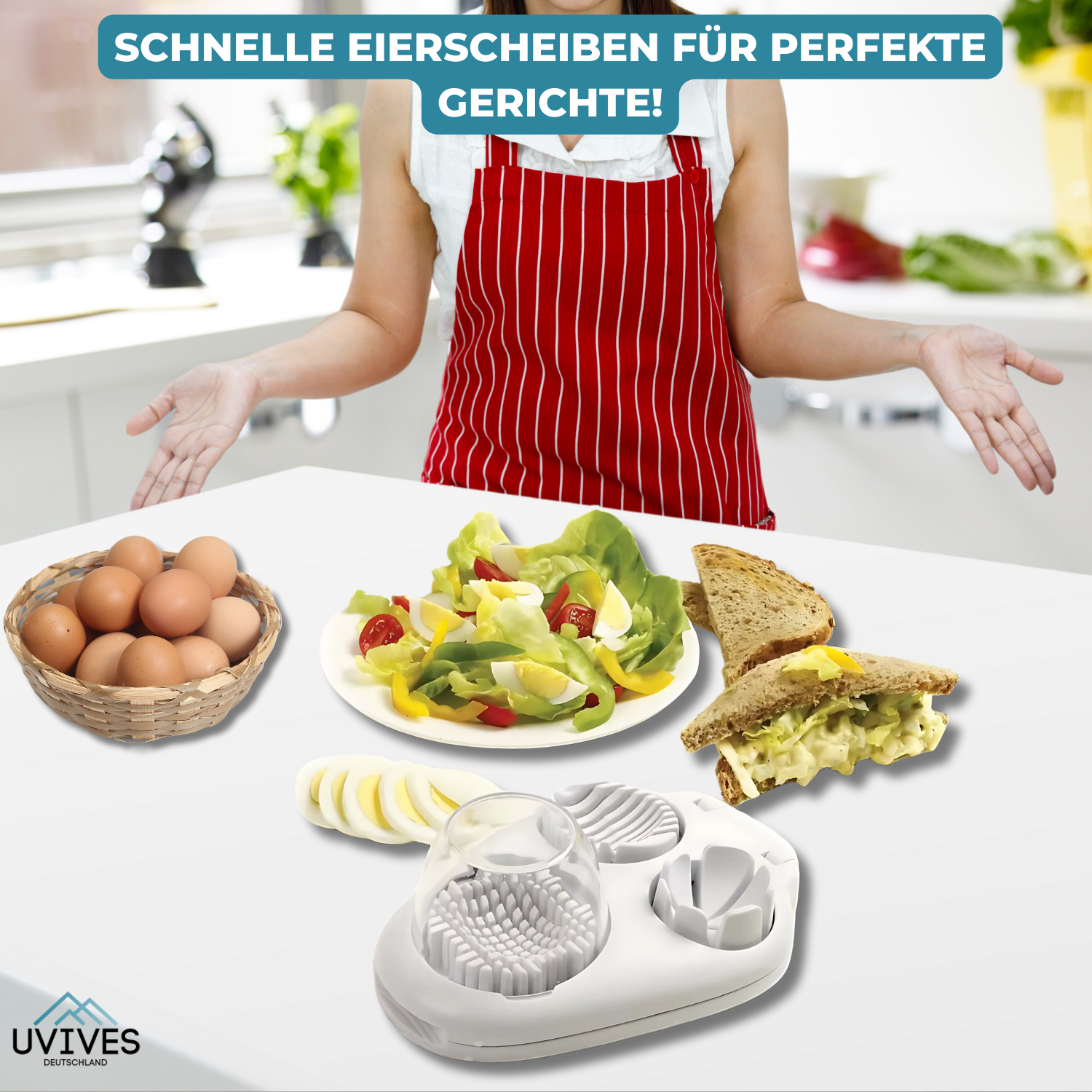 EierProfi – 3-in-1 Eierschneider für perfekte Ergebnisse