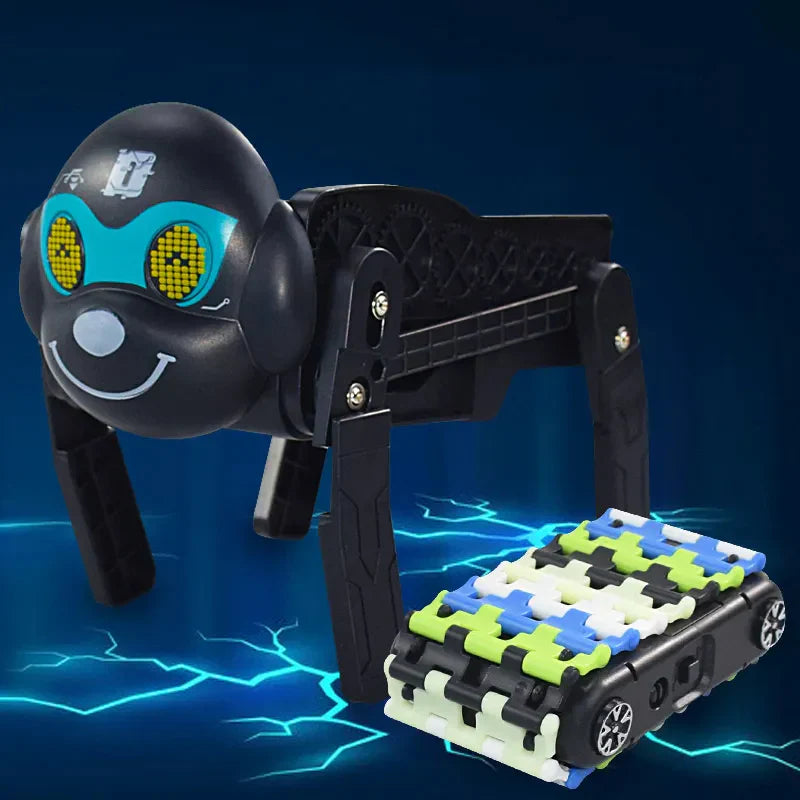 Race Track with Vehicles - Robot Game for Kids