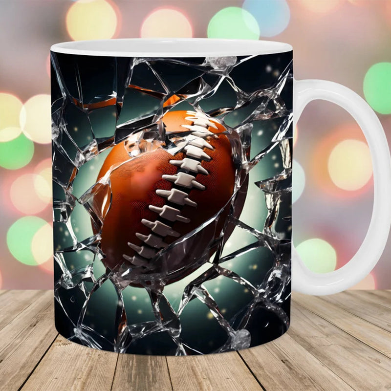 Cup with ball pattern