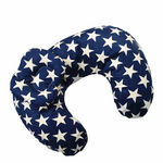 Nursing pillow for mothers with integrated baby head pillow
