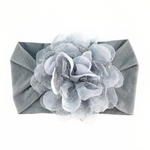 Headband for newborns and toddlers - Soft hairband with flower