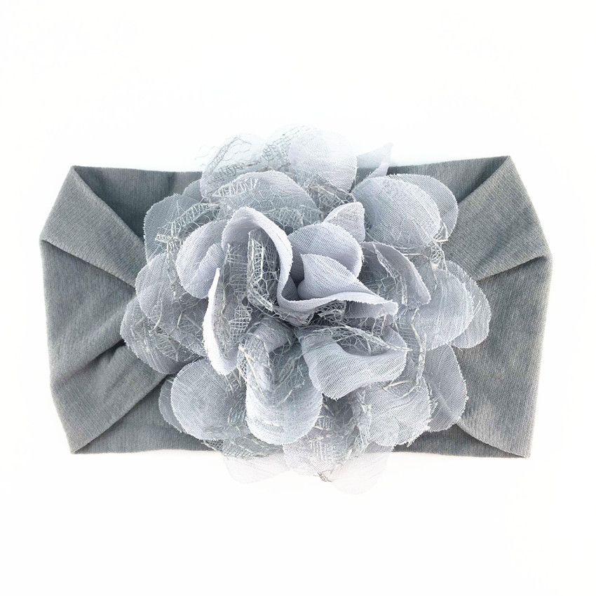 Headband for newborns and toddlers - Soft hairband with flower