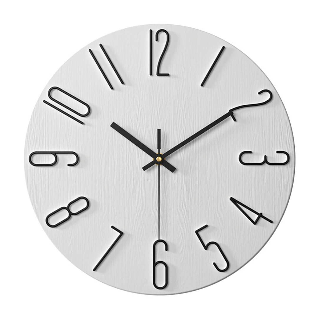 Modern and Silent Wall Clock for Living Room - Elegant Clock