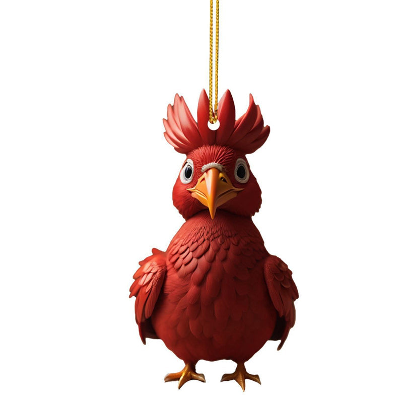Charmante Huhn-Dekorationsanhänger | Neuheiten