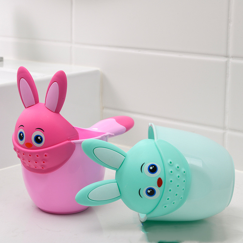 Kids' Shampoo Rinser – Washing Cup for Children with Bunny Motif