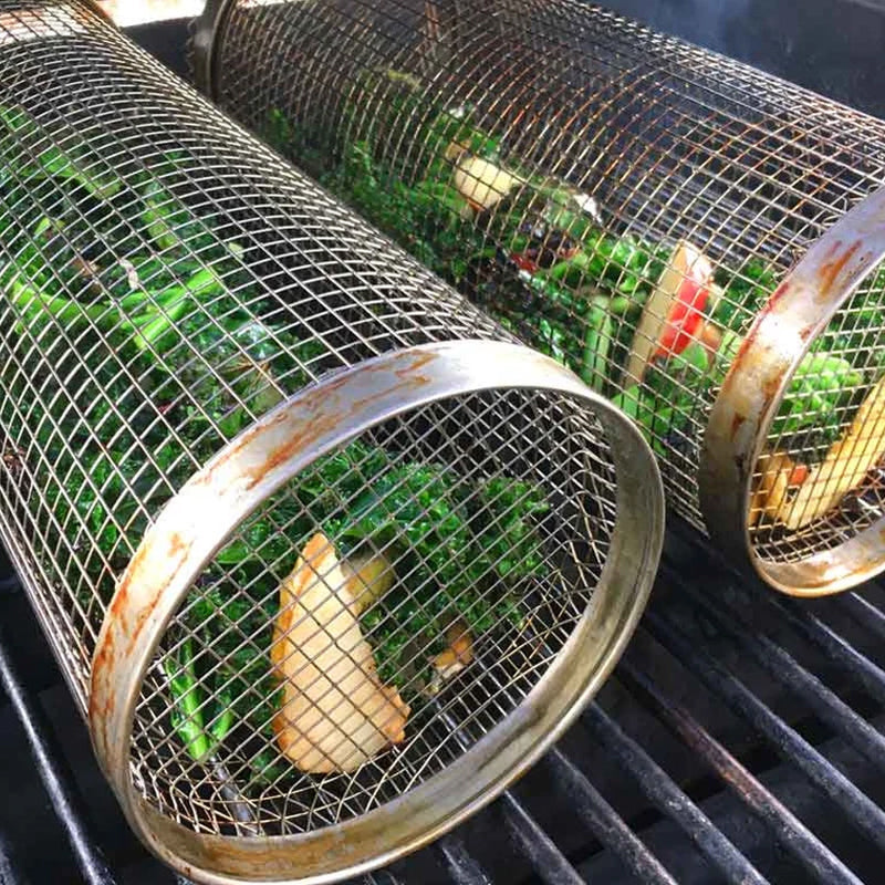 Vielseitiger Edelstahl Grillkorb für köstliches BBQ