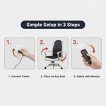 Warming Massage Cushion for Chair and Car - Pure Relaxation