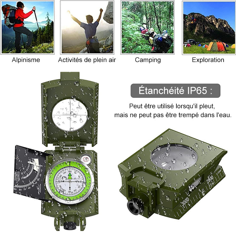 Multifunctional Military Navigation Compass