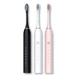 SonicPure Electric Toothbrush – Rechargeable, Quiet, and 8 Brush Heads