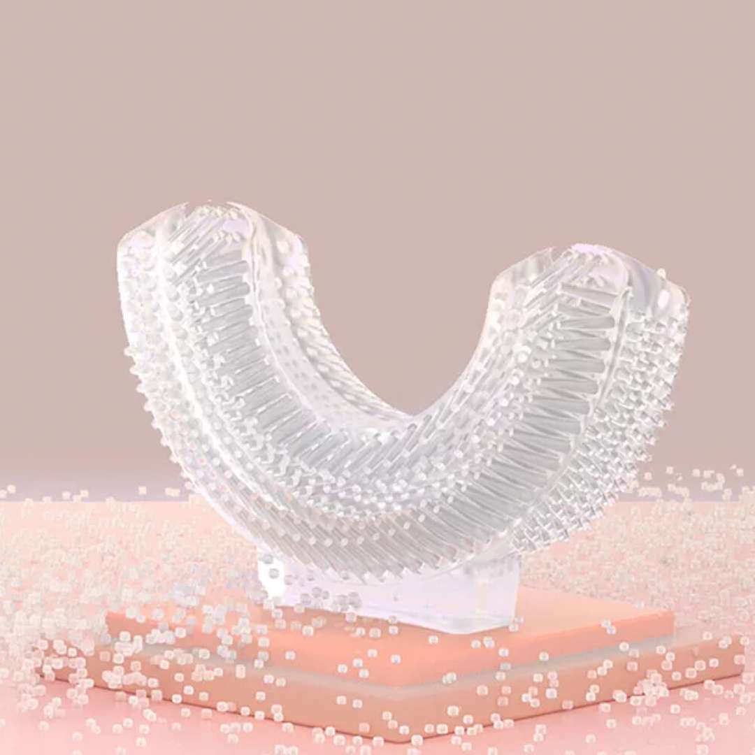 U-shaped Electric Toothbrush for Kids - Gentle Vibration - Cleans All Surfaces - Fun, Easy & Effective for Daily Oral Care