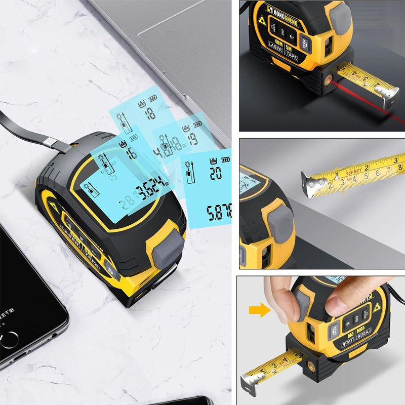 3-in-1 Infrarot-Laser-Messband