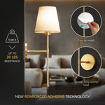 Cordless Wall Lamp with Remote Control – No Drilling Required