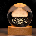 3D-Engraved Crystal Sphere - AstralGlow