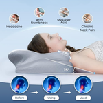 Ergonomisches Schlafkissen | Optimale Unterstützung für Nacken und Kopf | Weiß