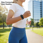 Smart fitness watch with ECG monitoring and activity tracking