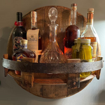 Regalregal aus Bourbon Whiskey Fässern
