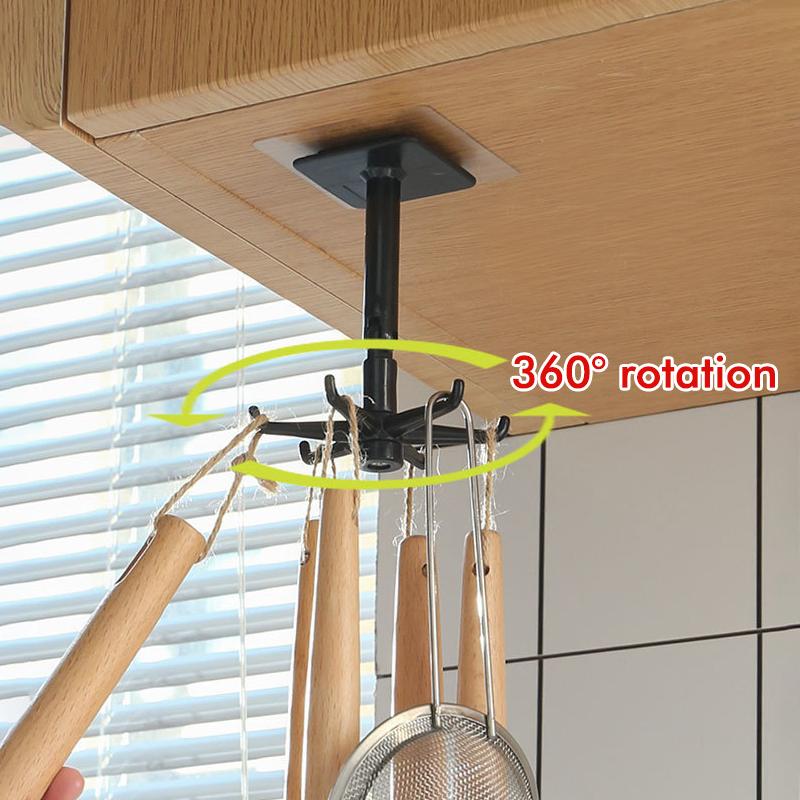 Foldable Hook with 360° Swivel Function