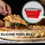 Collapsible airtight pizza container