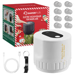 Electric vacuum sealer for canning jars