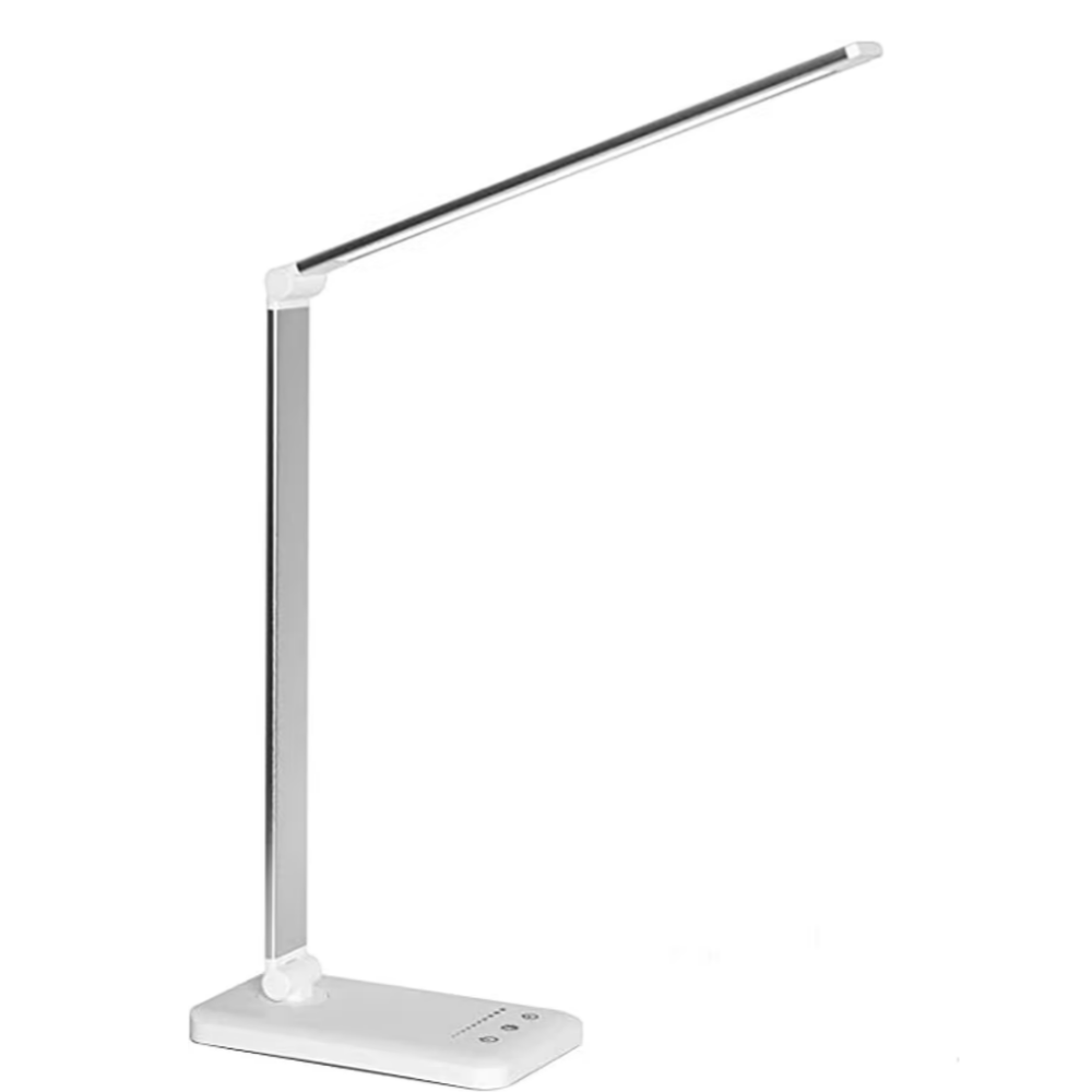 Moderne Schreibtischlampe mit USB-Anschluss und 5 Lichtmodi