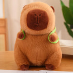 Cozy Capybara with Helpful Turtle Backpack