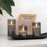 Flameless 3D LED Candles in a Set | LuminaGlow