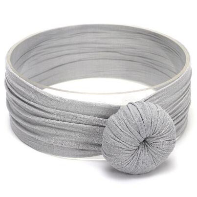 Knotted Bow Headband for Girls - Soft Baby Turban Headband