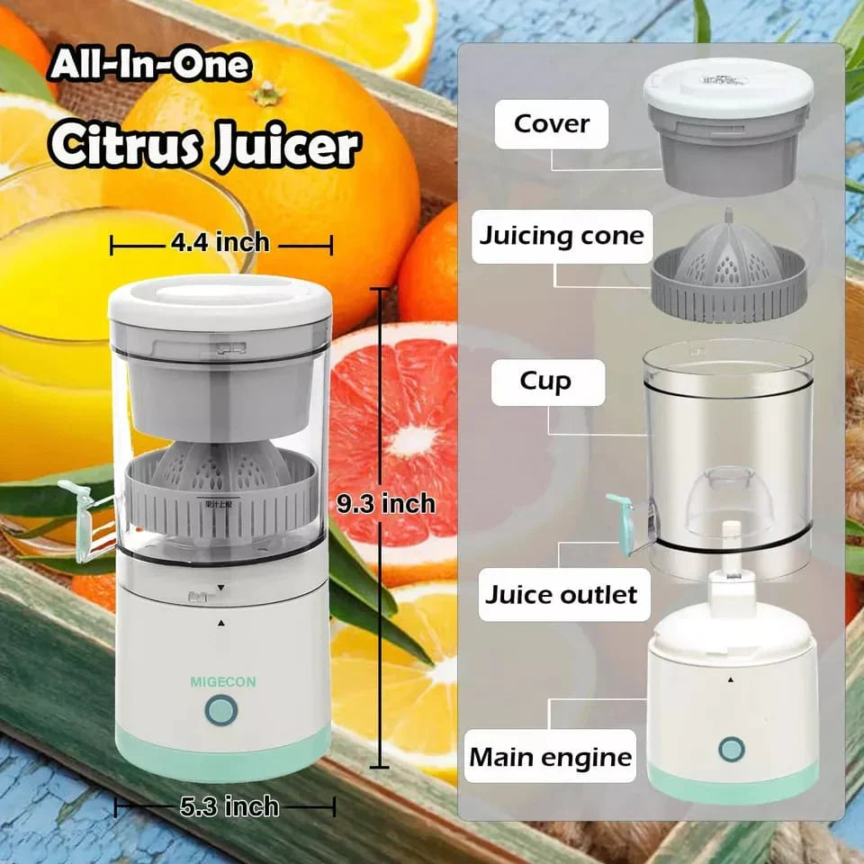 Portable Citrus Juicer with Battery
