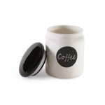 Coffee container 800ml, Stylish in white