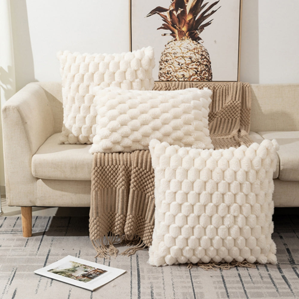 Silky Soft Pillow Cover – Ultra-Soft Plush Cover for Sofa or Bed