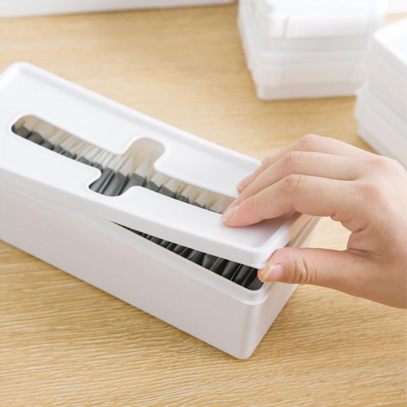 Aufbewahrungsbox für den Schreibtisch mit Deckel