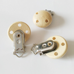 DIY Baby Accessories Wooden Clip with Metal Clasp for Baby Equipment