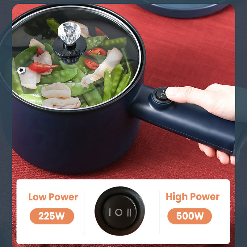 Portable Electric Hot Pot, Non-stick, 1.8L