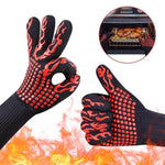 Hitzebeständige Grillhandschuhe – Professionelle Grillhandschuhe, 1 Paar