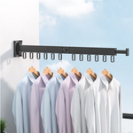 Wall-mounted, Retractable Clothesline for space-saving use