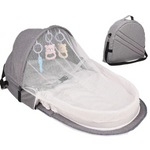 Portable Baby Crib with Mosquito Net – Lightweight and Perfect for Travel
