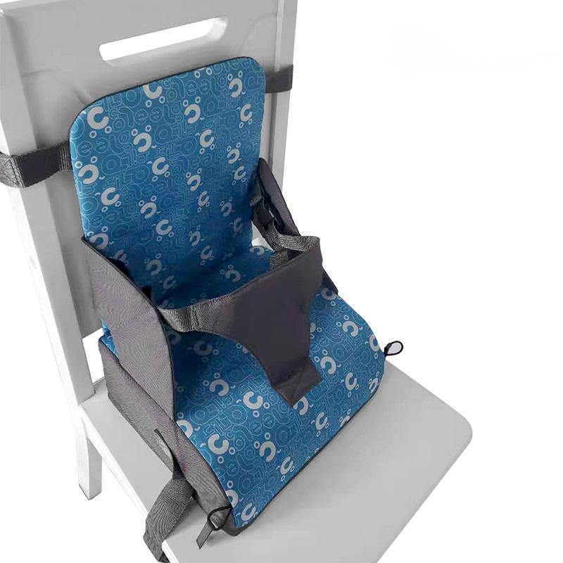 Portable High Chair for Babies - Travel Booster Seat with Harness and Bag