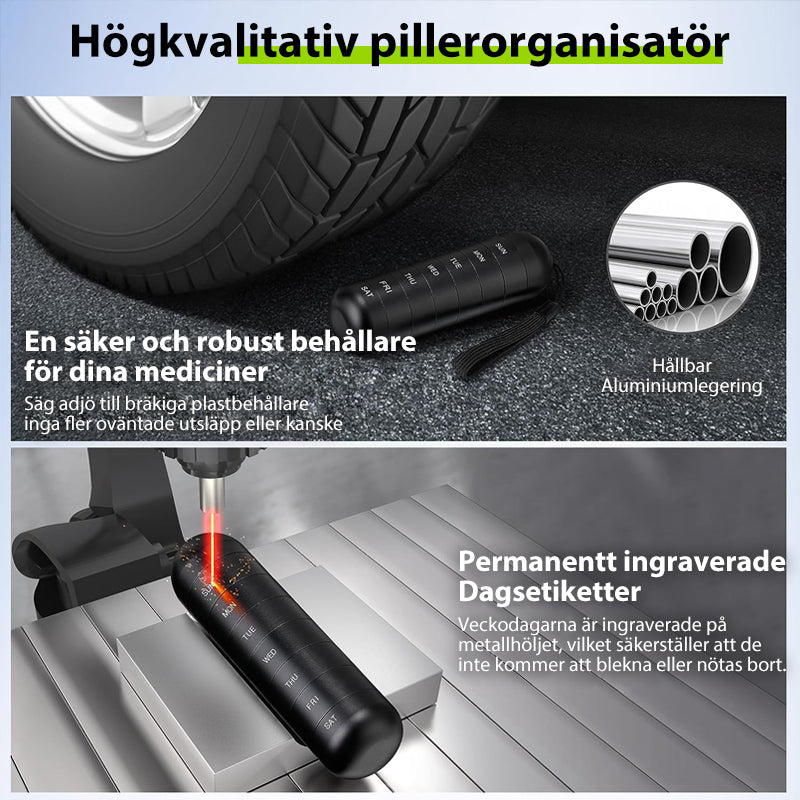 Reiseauflösung | 7-Tage Pillenorganizer für unterwegs